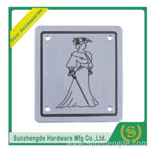 BTB SSP-016SS Restroom Stainless Steel Man And Woman Wc Sign Plate